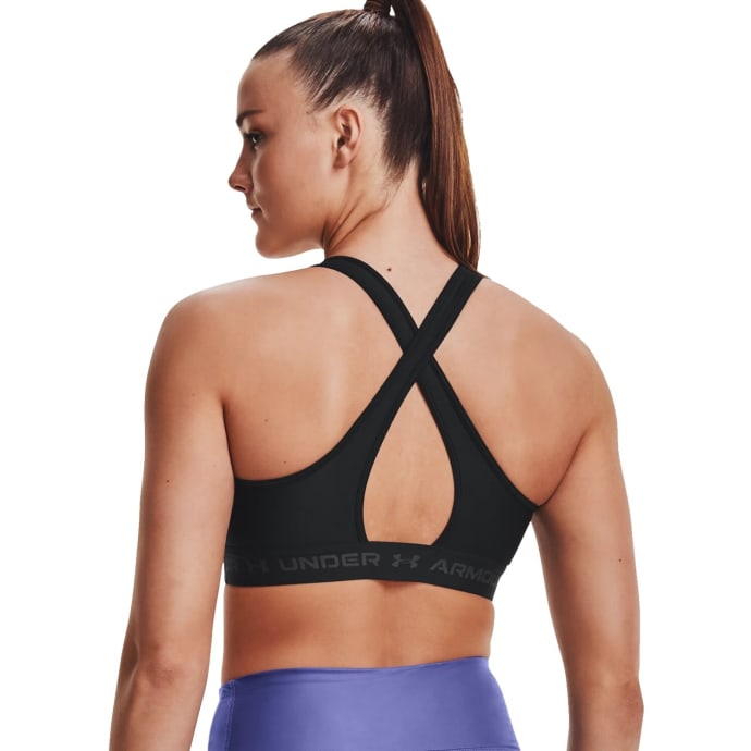 Under Armour Women&#039;s Crossback Mid Sports Bra, product, variation 3